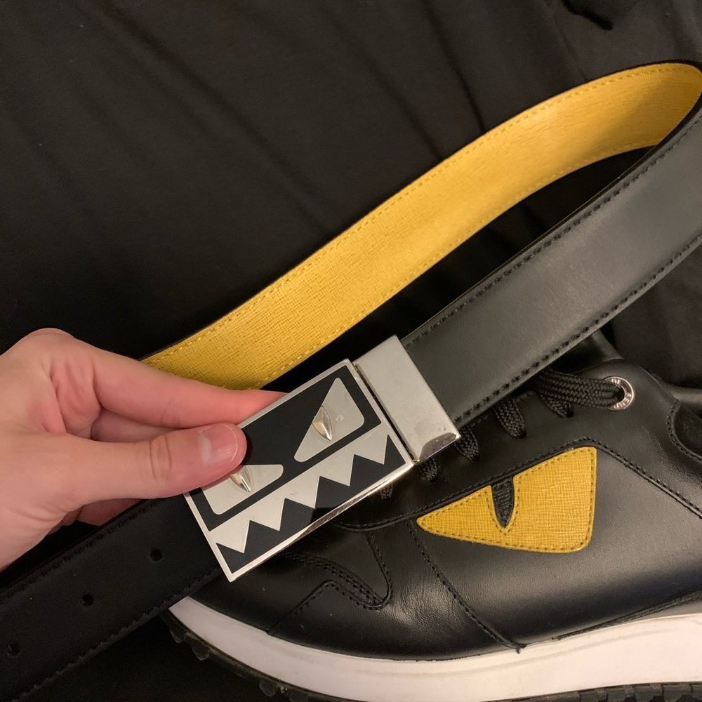 Men’s Fendi Shirt, shoes, and belt